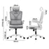 Mesh Office Chair D-Shape Back Support White