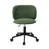 Office Chair Armless Mid Back Swivel Ergonomic Chair Green