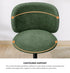 Office Chair Armless Mid Back Swivel Ergonomic Chair Green
