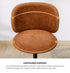 Office Chair Armless Mid Back Swivel Ergonomic Chair Orange