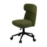 Armless Office Chair Mid Back Computer Chair Wheels Green