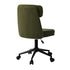 Armless Office Chair Mid Back Computer Chair Wheels Green
