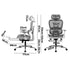 Oikiture Ergonomic Office Chair Mesh Executive Seat WH&GY