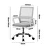 Oikiture Mesh Office Chair Executive Computer Seat White