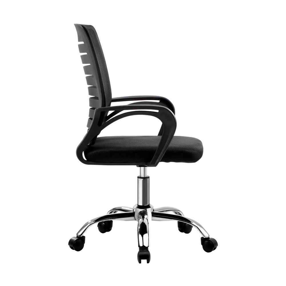 Mesh Office Chair Breathable Backrest Black