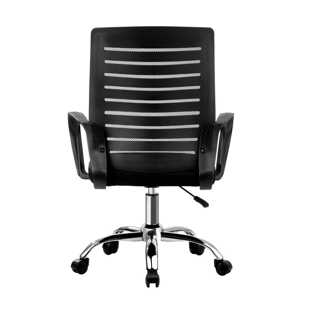 Mesh Office Chair Breathable Backrest Black