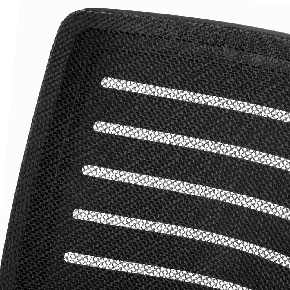 Mesh Office Chair Breathable Backrest Black