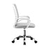 Oikiture Mesh Office Chair Breathable Backrest White