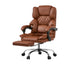 Massage Office Chair Recliner PU Chocolate