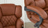 Massage Office Chair Computer Racer PU Leather Chocolate