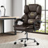Massage Office Chair Recliner Computer Chairs PU Dark Brown