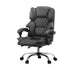 Massage Office Chair PU Leather Seat Grey