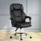 Artiss Executive Office Chair Reclining PU Leather Desk Chair Footrest