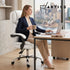 Executive Office Chair Leather Recliner White High Back 120kg