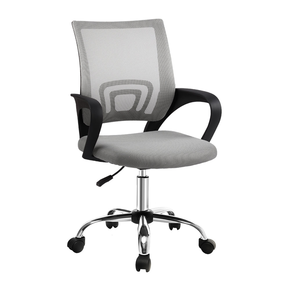 Mesh Office Chair Mid Back Grey