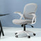 Ergonomic Mesh Office Chair Grey Mid Back Swivel Desk Chair
