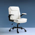 Executive Office Chair Mid Back White
