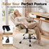 Artiss High Back PU Leather Office Chair Swivel Executive Chair Beige