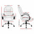 Artiss High Back PU Leather Office Chair Swivel Executive Chair White