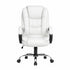 Artiss High Back PU Leather Office Chair Swivel Executive Chair White