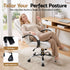 Artiss High Back PU Leather Office Chair Swivel Executive Chair White