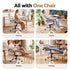 Artiss High Back PU Leather Office Chair Swivel Executive Chair White