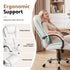 Artiss High Back PU Leather Office Chair Swivel Executive Chair White