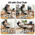 Kea Executive Office Chair – PU Leather, Lumbar Support, Retractable Arms Black