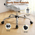 Artiss Kea Executive Office Chair – PU Leather, Lumbar Support, Retractable Arms White