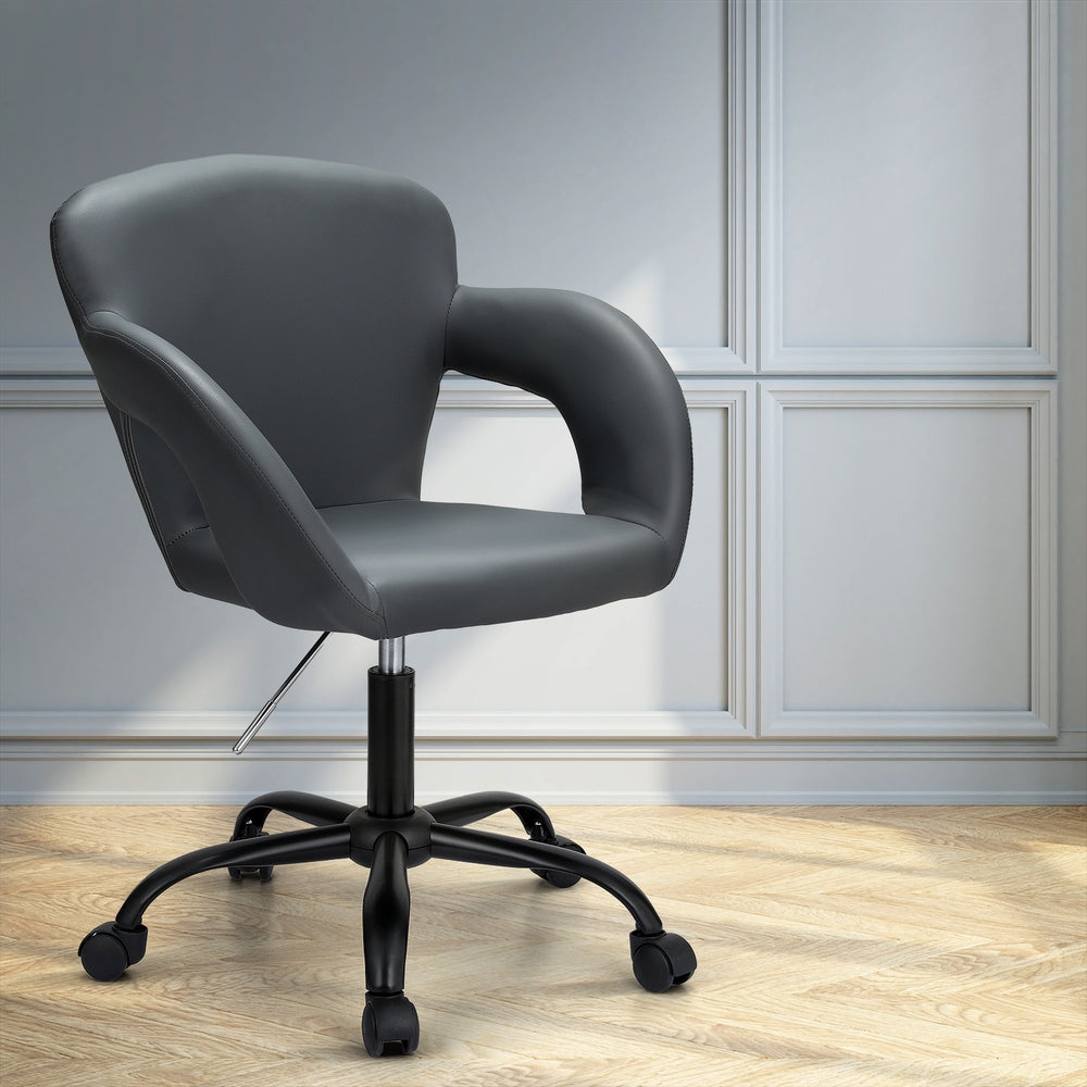Office Chair Mid Back Grey