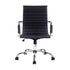 Artiss Office Chair Conference Chairs PU Leather Mid Back Black