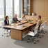 Artiss Mid Back PU Leather Office Chair Adjustable Height Tilt Chrome Base