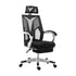 Mesh Office Chair Recliner Black White