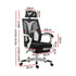 Mesh Office Chair Recliner Black White