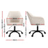 Office Chair Velvet Seat Cream