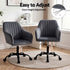 Artiss Office Chair Velvet Seat Dark Grey