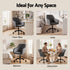 Artiss Office Chair Velvet Seat Dark Grey