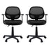 Artiss 2x Mesh Office Chair Computer Gaming Desk Chairs Work Study Mid Back Black