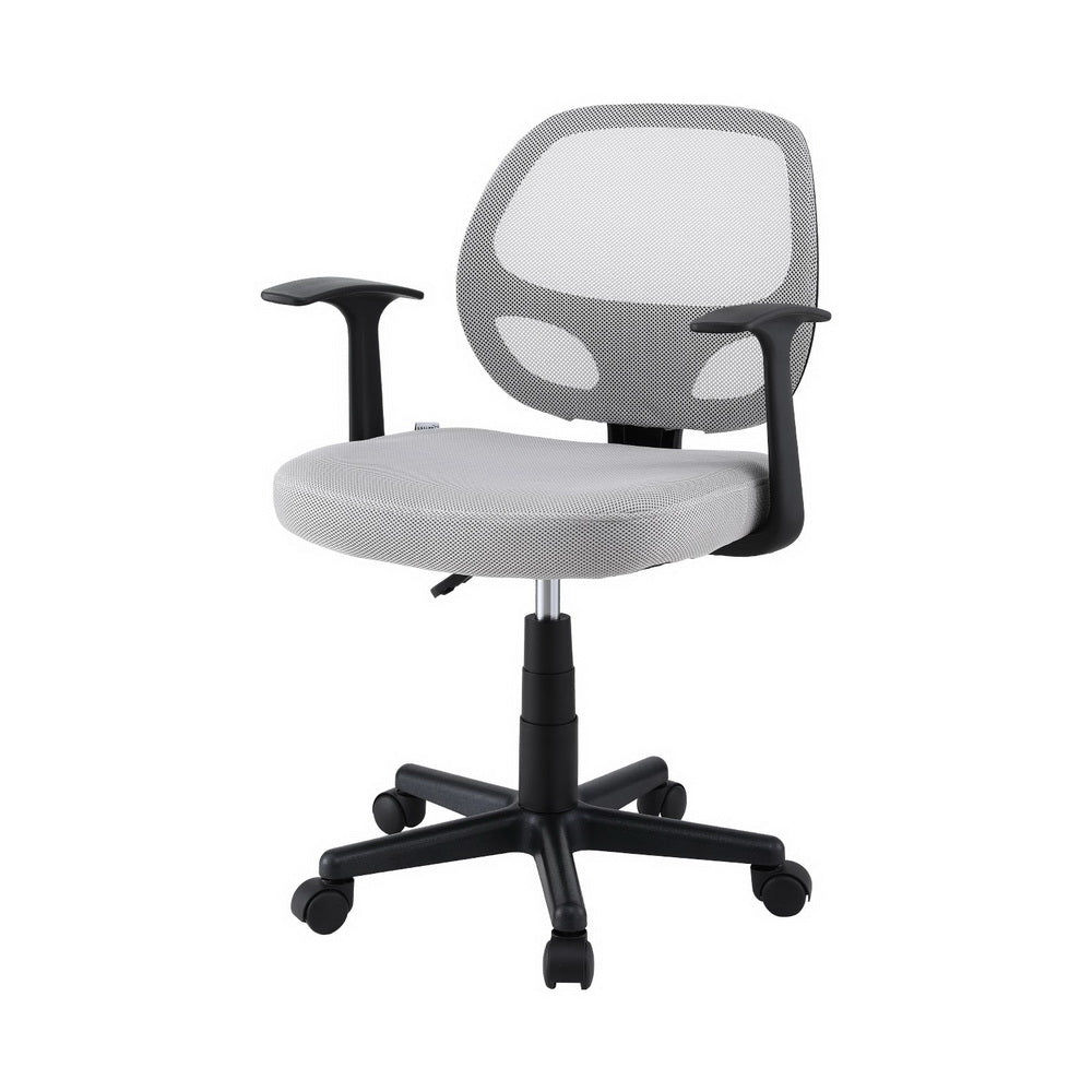 Artiss Mesh Office Chair Computer Gaming Desk Chairs Work Study Mid Back Grey