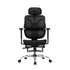 Artiss Ergonomic Office Chair with Footrest Mesh Reclining Black
