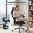 Artiss Ergonomic Office Chair with Footrest Mesh Reclining Black