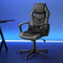 Artiss Gaming Chair – PU Leather & Mesh, High‑Back, Tilt, 360° Swivel, Grey