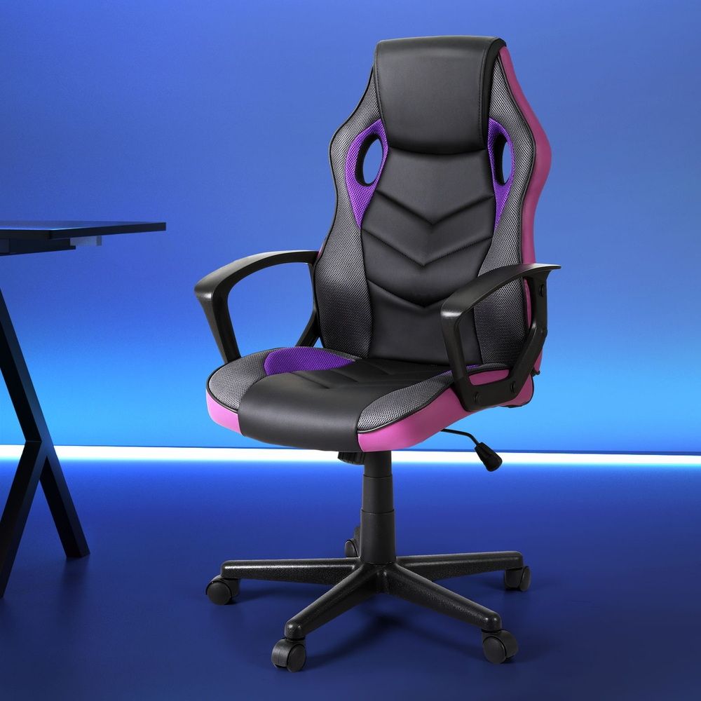 Gaming Office Chair Computer Chairs Purple