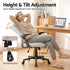 Artiss Nile Mesh Office Chair Ergonomic Mid Back Adjustable Grey