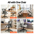 Artiss Nile Mesh Office Chair Ergonomic Mid Back Adjustable Grey