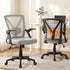 Artiss Nile Mesh Office Chair Ergonomic Mid Back Adjustable Grey
