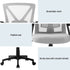 Artiss 2x Mesh Office Chair Mid Back Grey