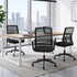 Artiss 2x Ergonomic Office Chair Mesh Mid Back Home Office Desk Chairs with Lumbar Support Black