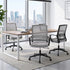 Artiss Mid Back Mesh Office Chair Grey Height Adjustable Swivel Desk Seat