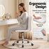Artiss Office Chair Conference Chairs PU Leather Low Back White